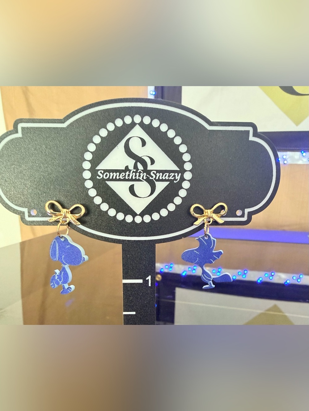 Hand crafted by me Snoopy & Woodstock Earrings (can do other colors as well) - Picture 4 of 5